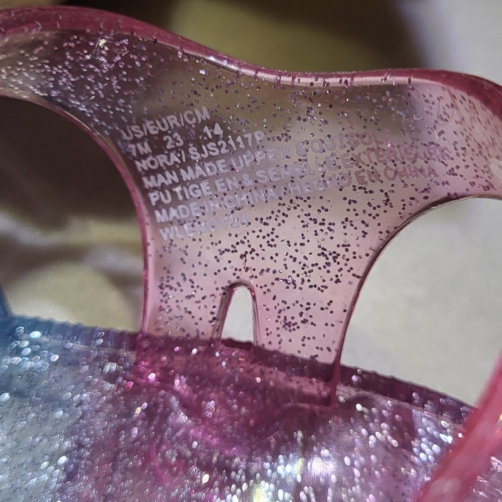 Simple Joys by Carter's Girls Kimmie Nora Jelly Sandal Set Of 2 Size 7 Toddlers - Picture 12 of 15